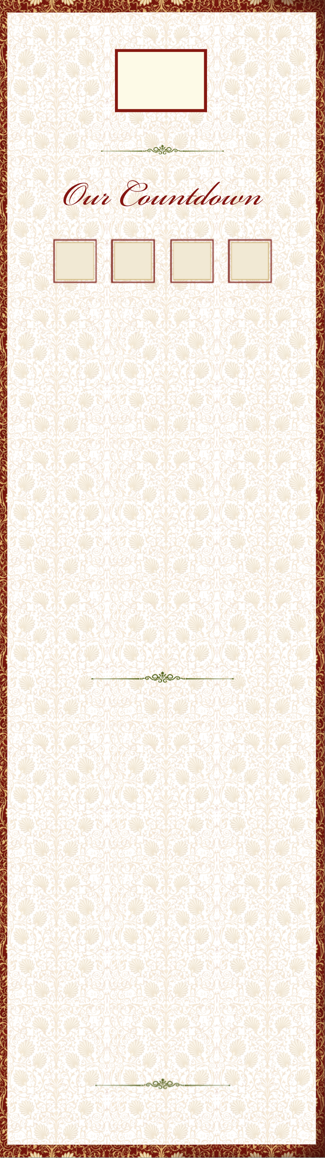 Wedding invitation background