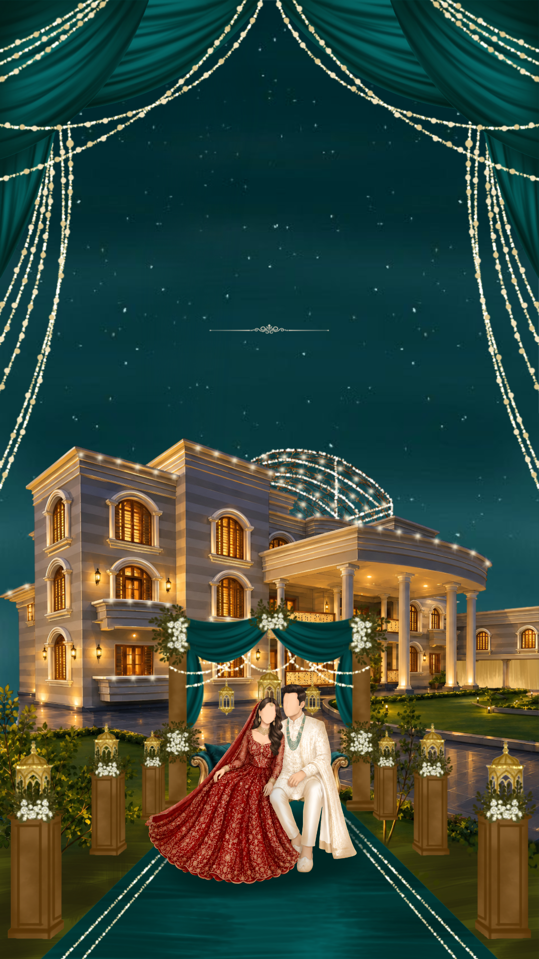 Nikkah Ceremony Invitation Background